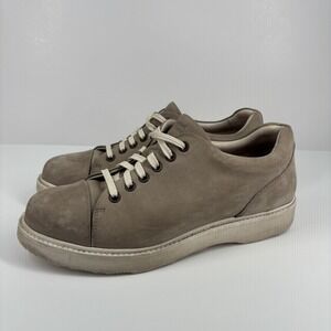 Samuel Hubbard Fast Women's 8M Taupe Nubuck Lace-Up Casual Comfort Walking Shoes